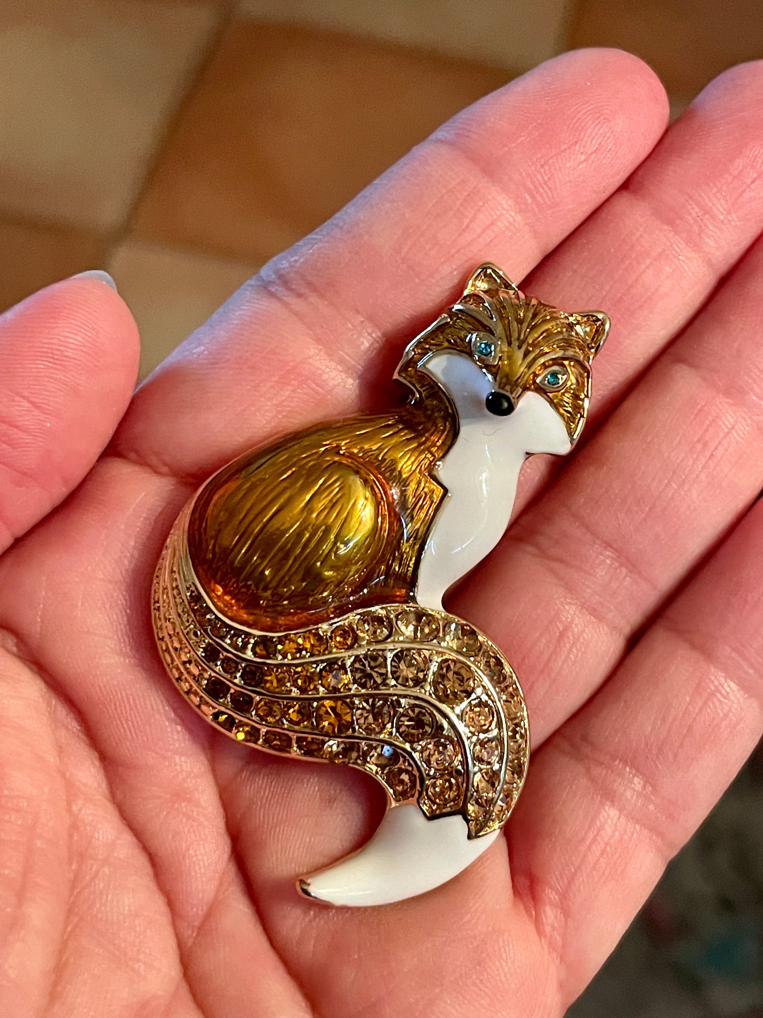 Foxy Brooch