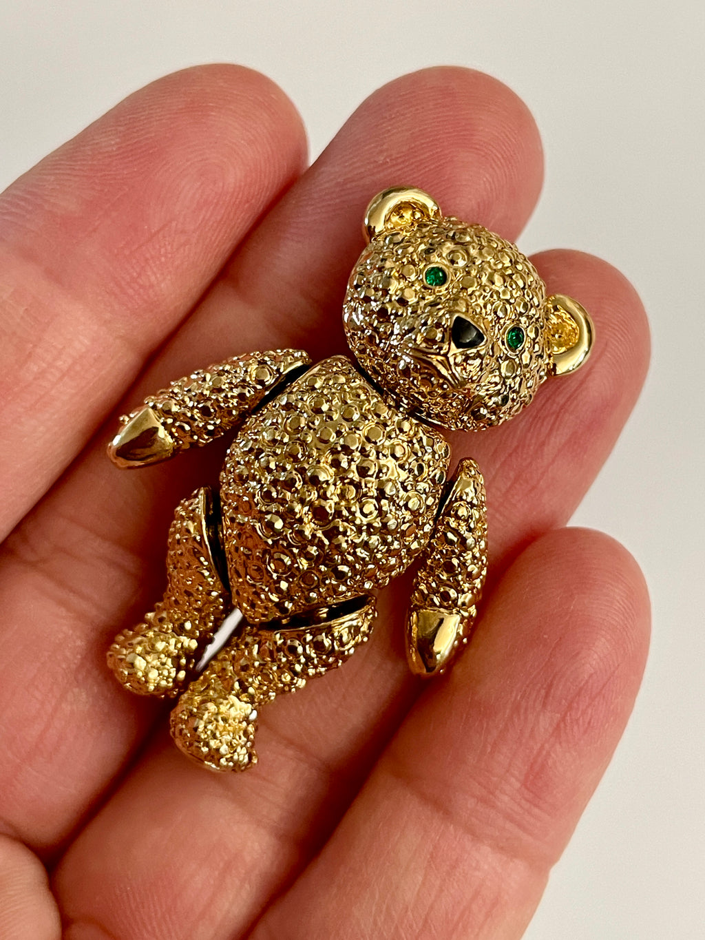 Sparkly Bear Brooch