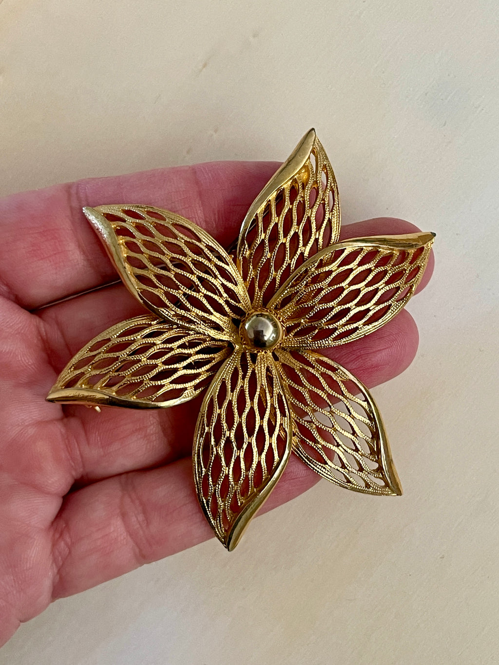 Large Flower Brooch