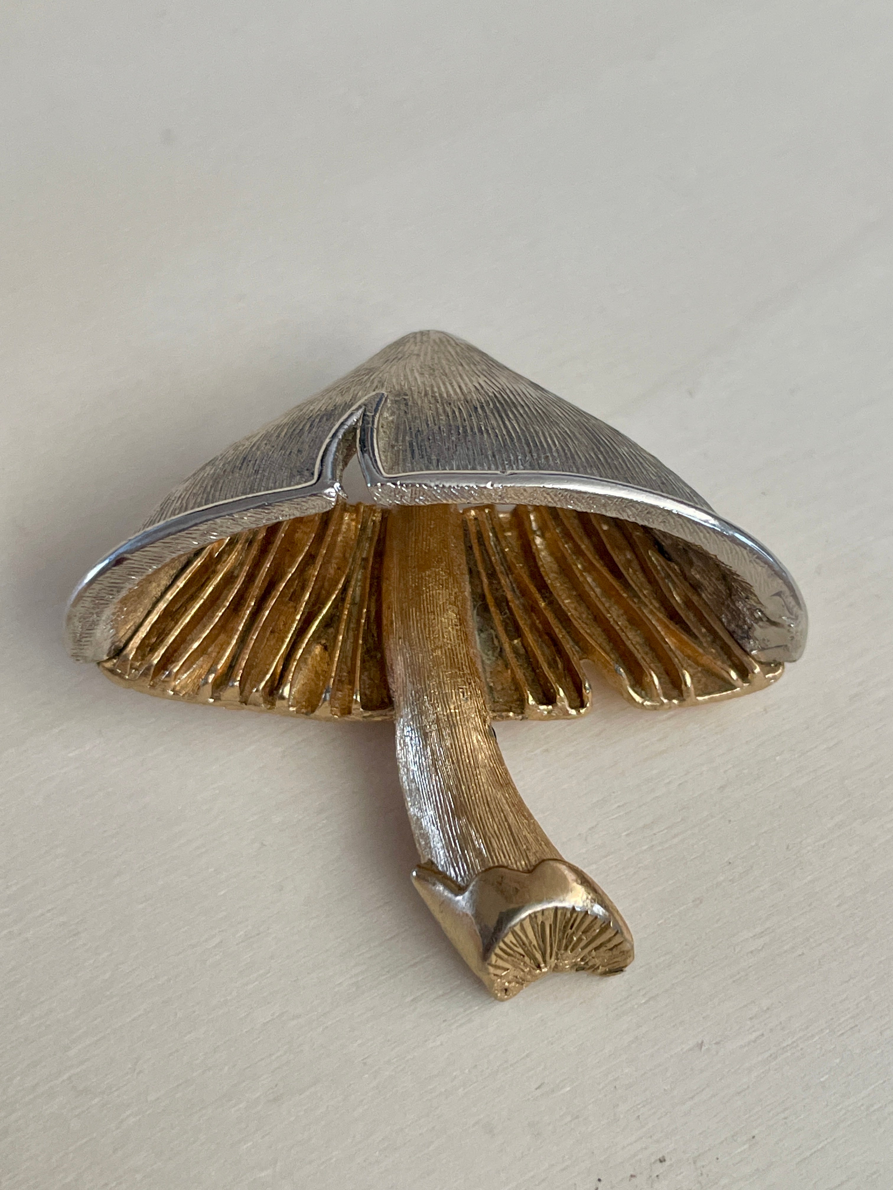 Vintage Mushroom Brooch