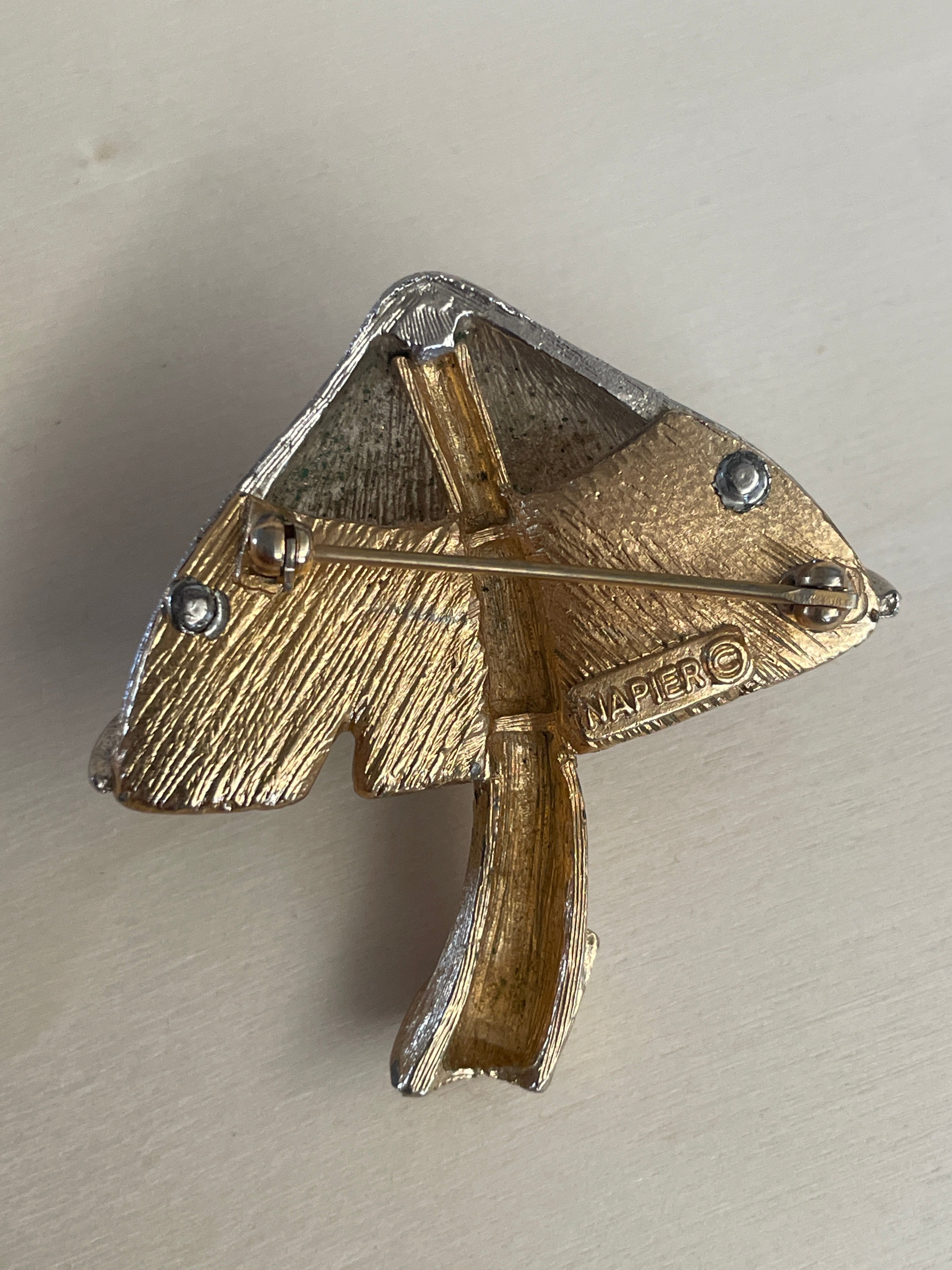 Vintage Mushroom Brooch