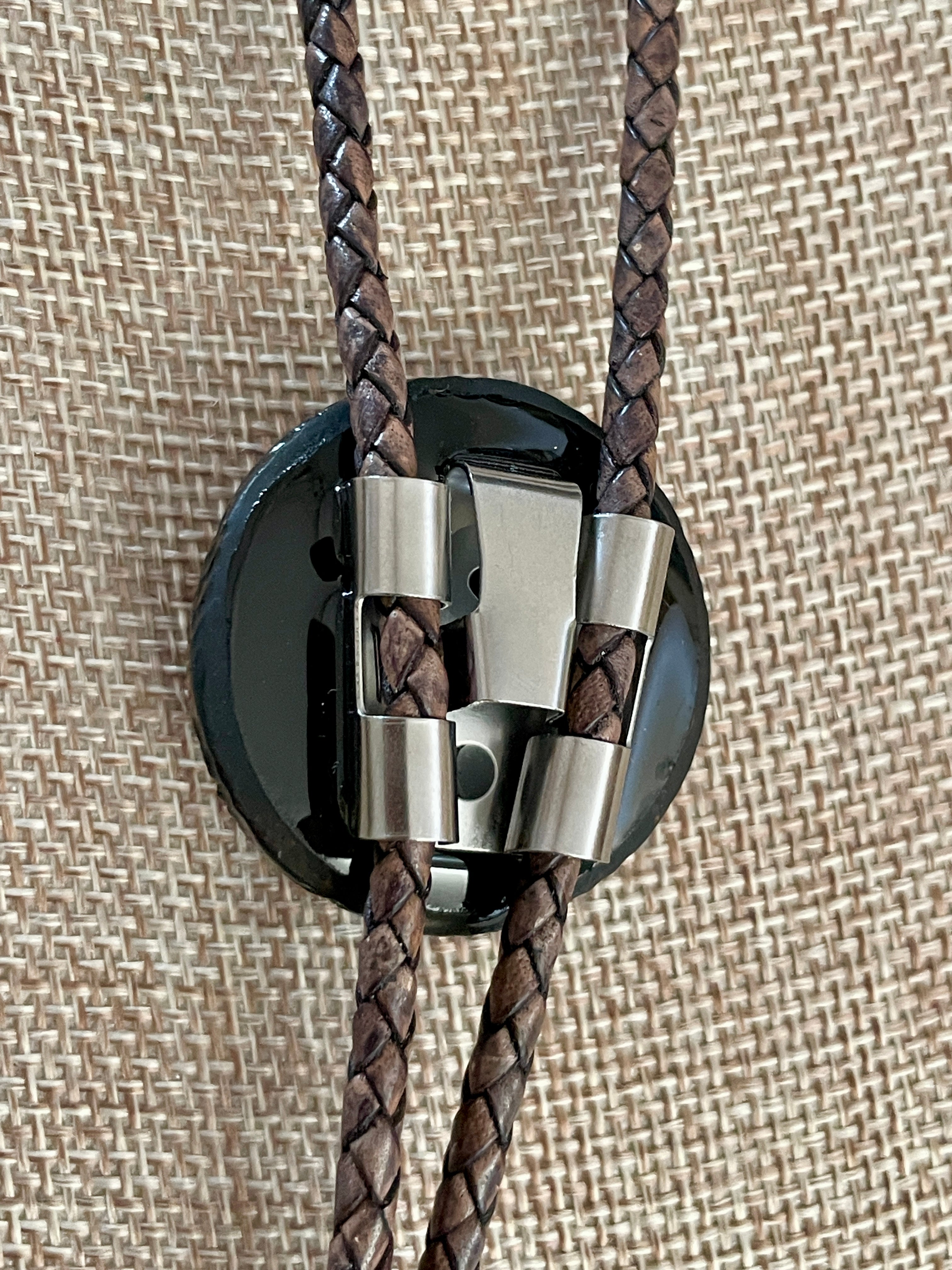 Wildflower Wooden Bolo Tie