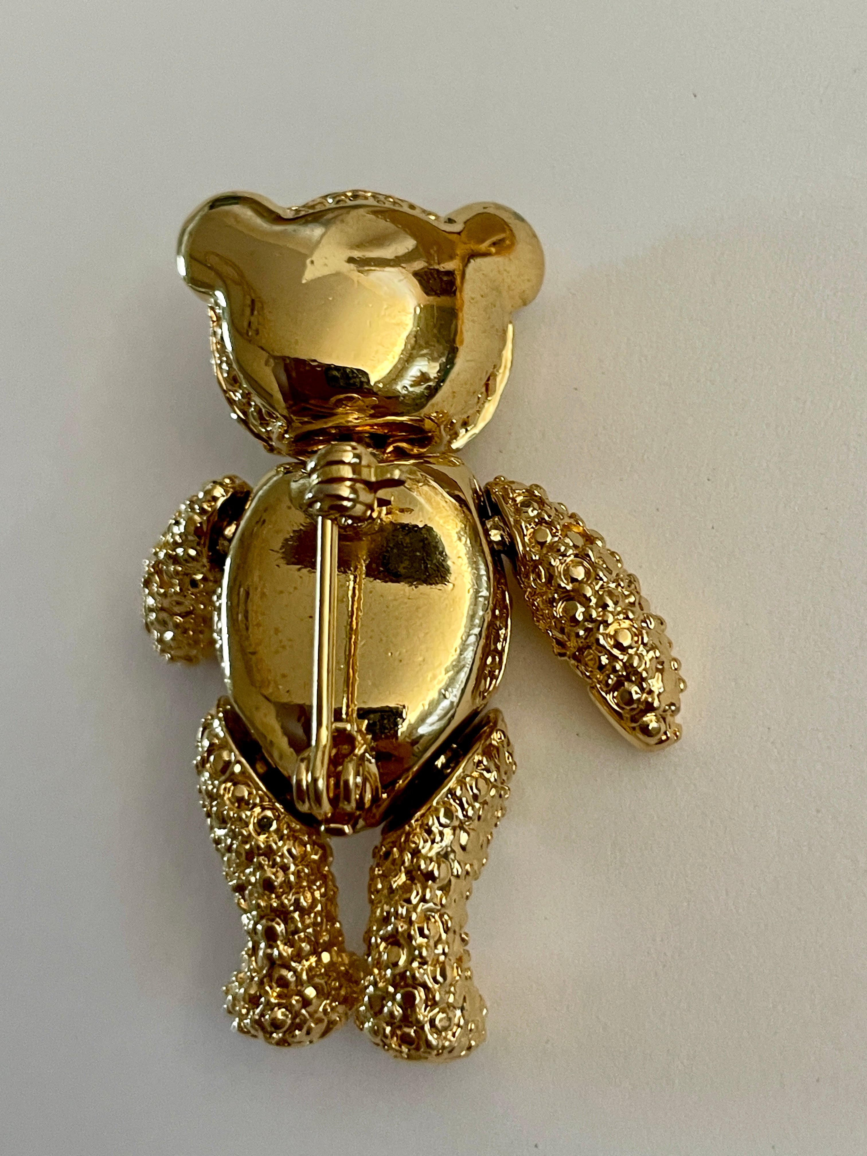 Sparkly Bear Brooch