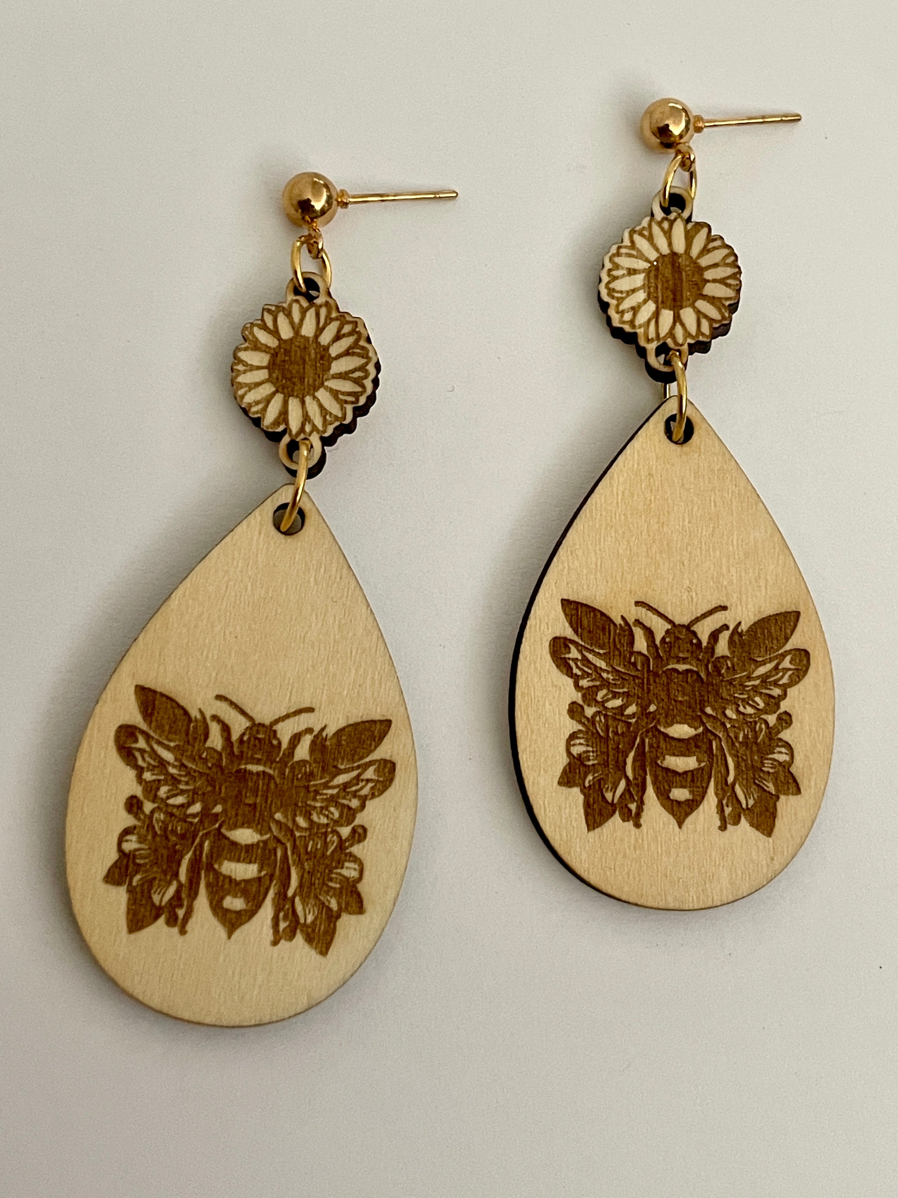 Basswood Bee Dangles