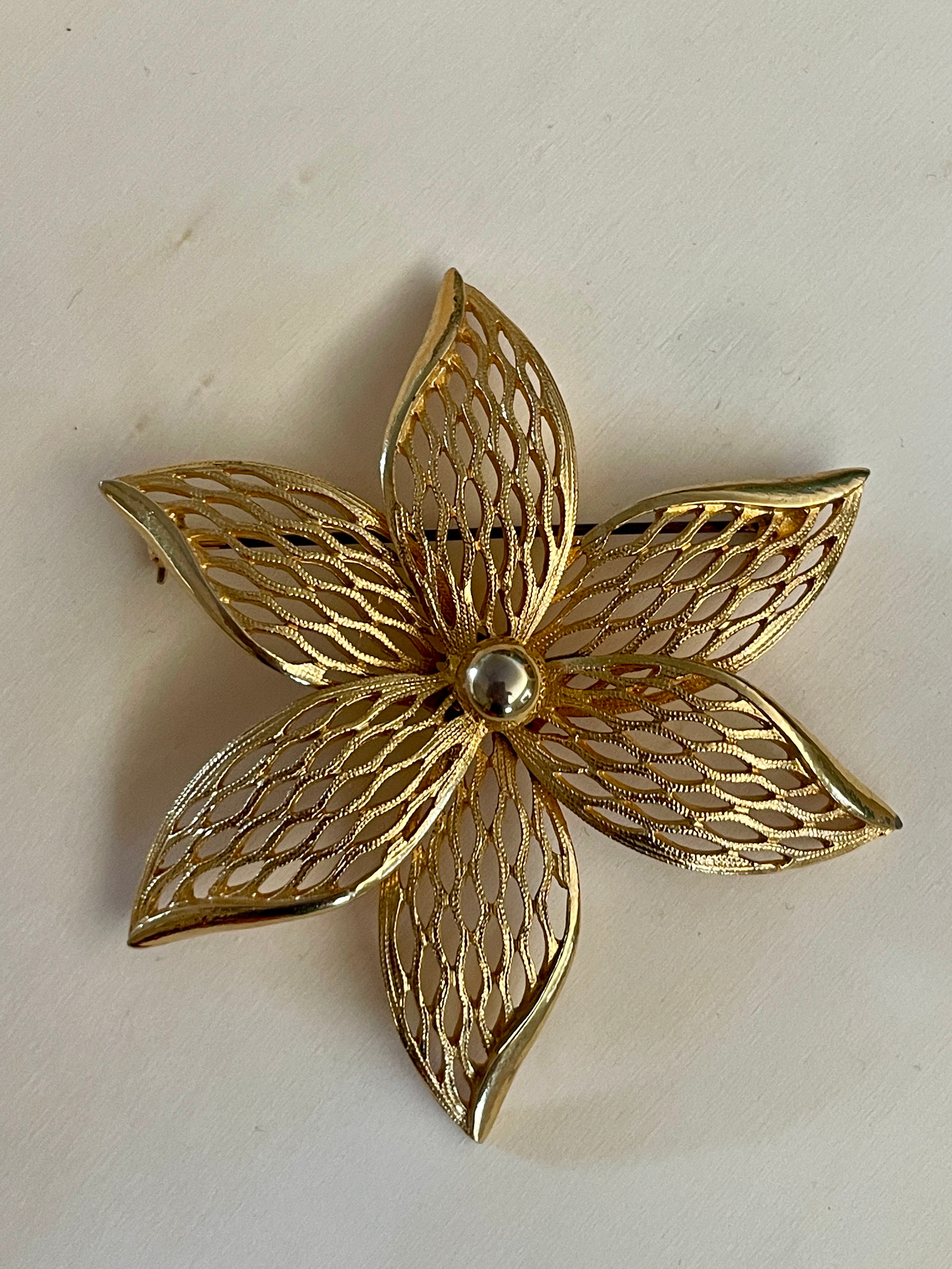 Large Flower Brooch