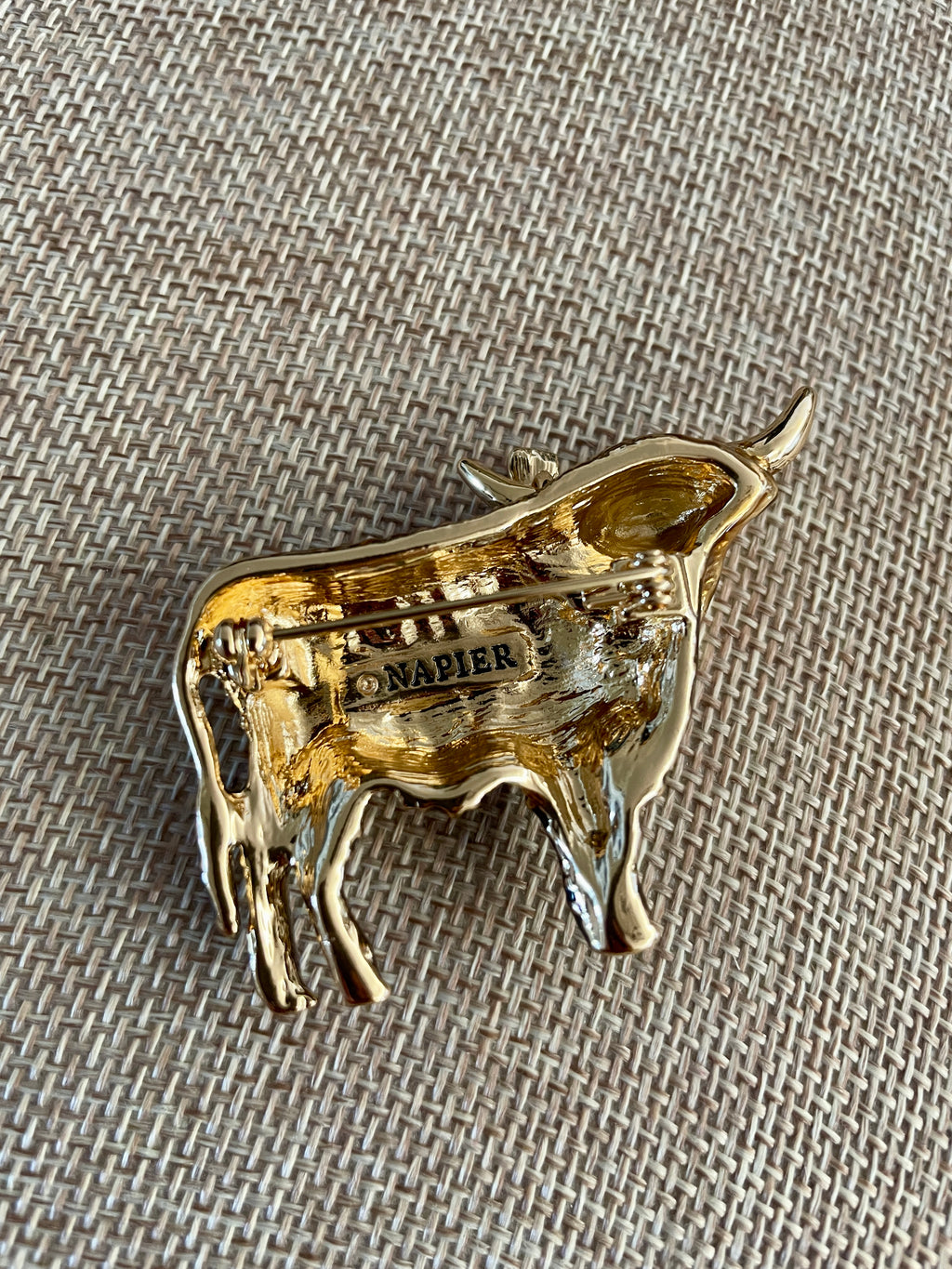 Highland Cow Steer Brooch