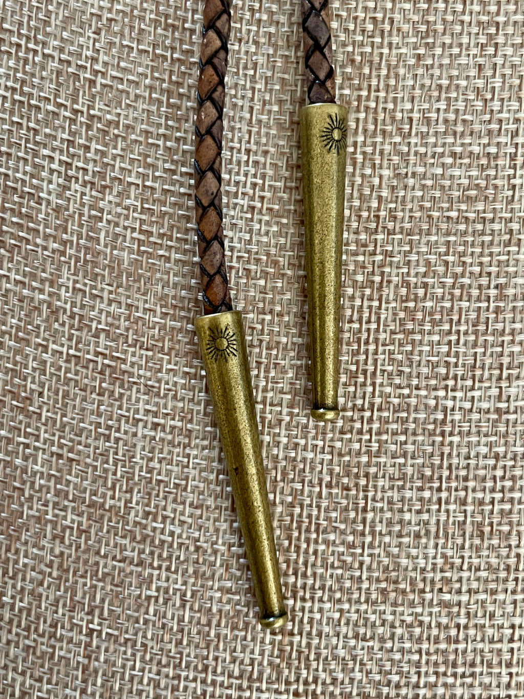 Wildflower Wooden Bolo Tie