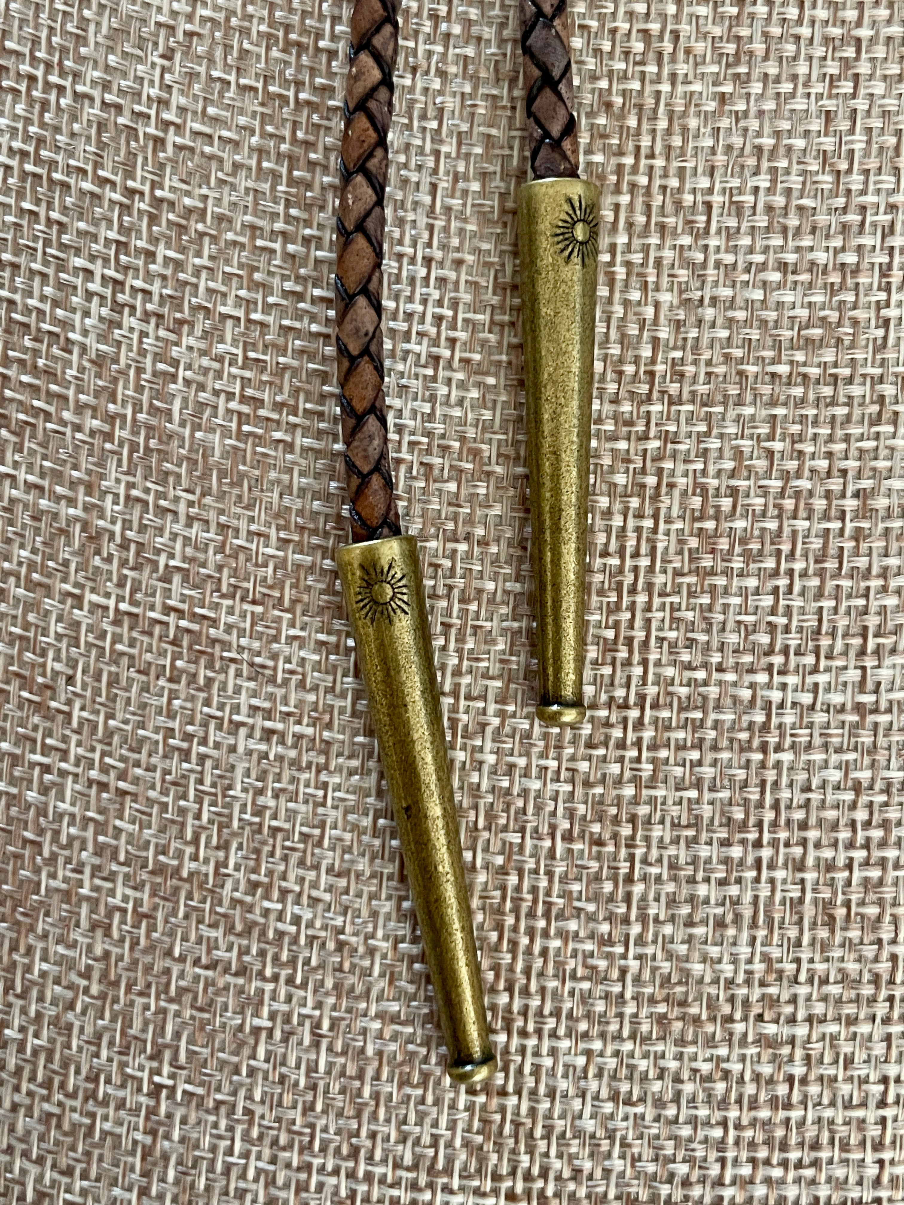 Wildflower Wooden Bolo Tie