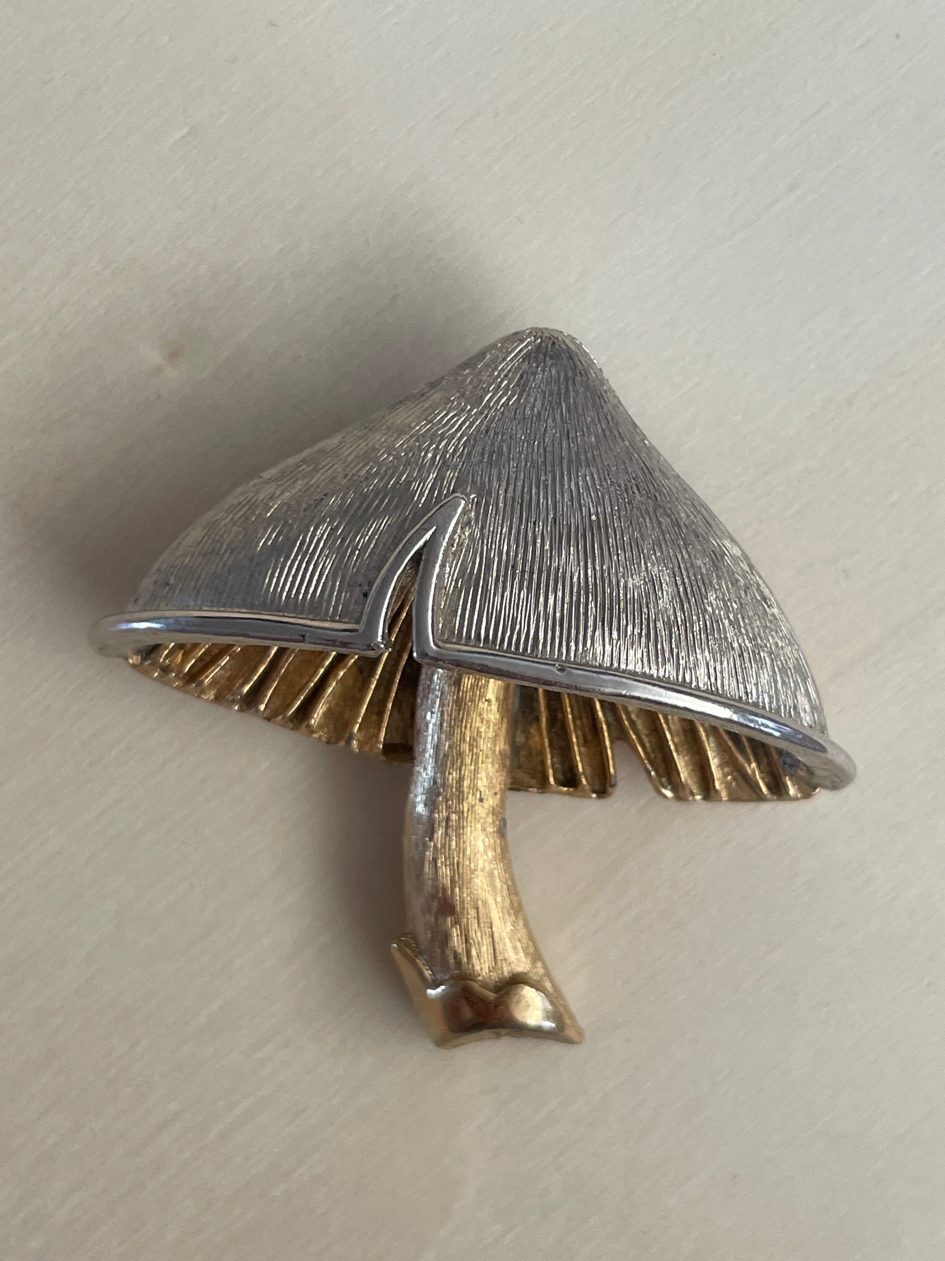 Vintage Mushroom Brooch