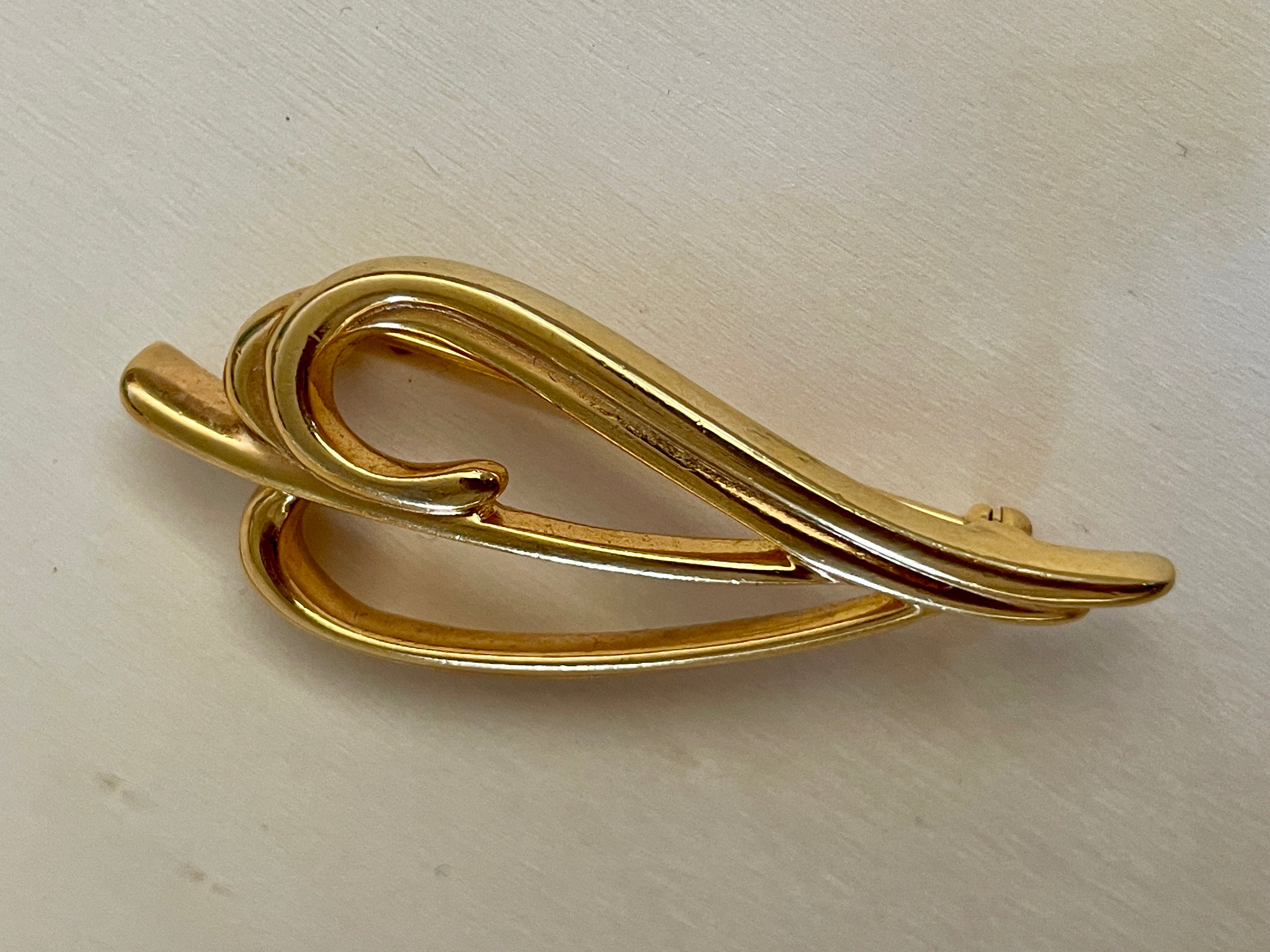 Abstract Heart Brooch