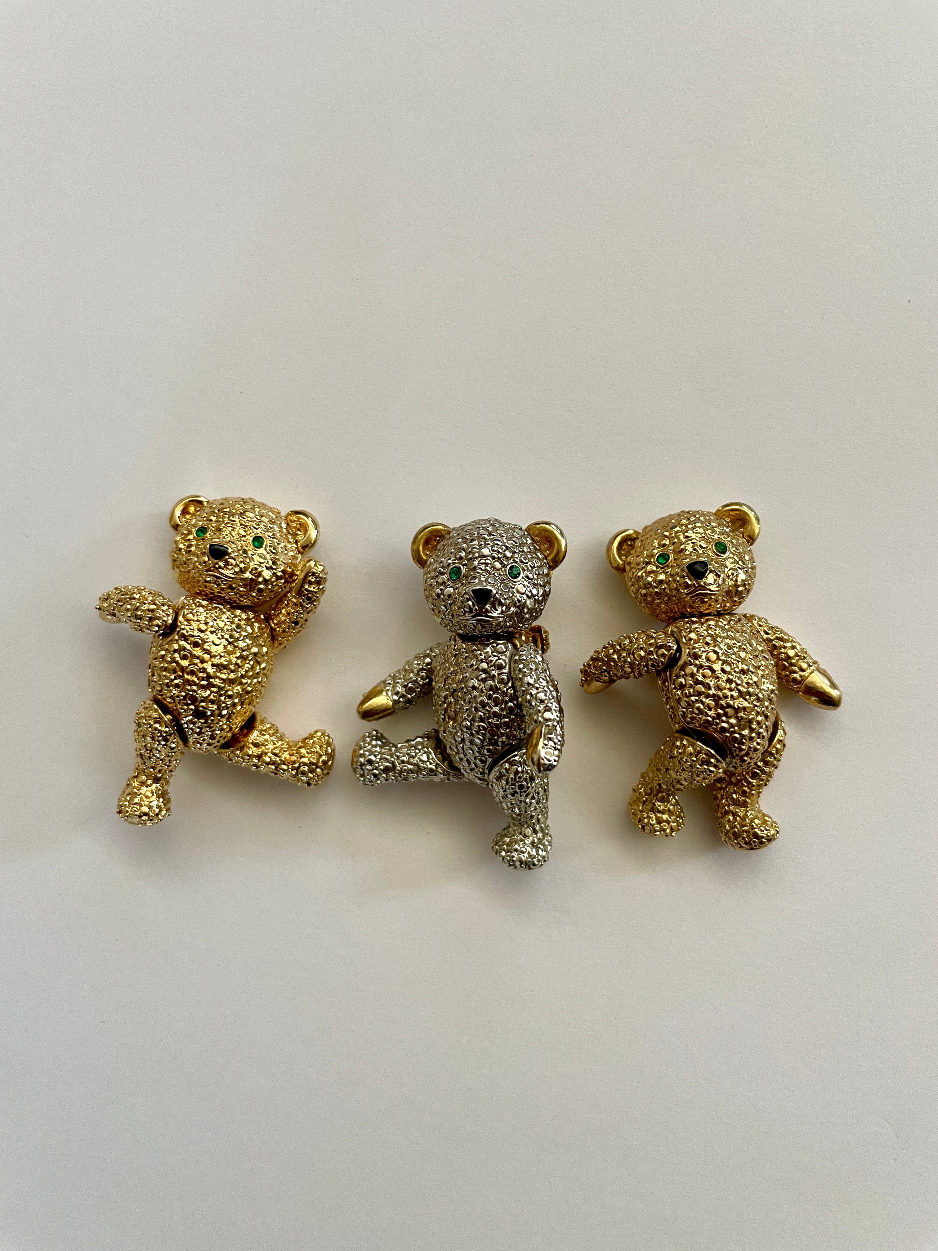 Sparkly Bear Brooch