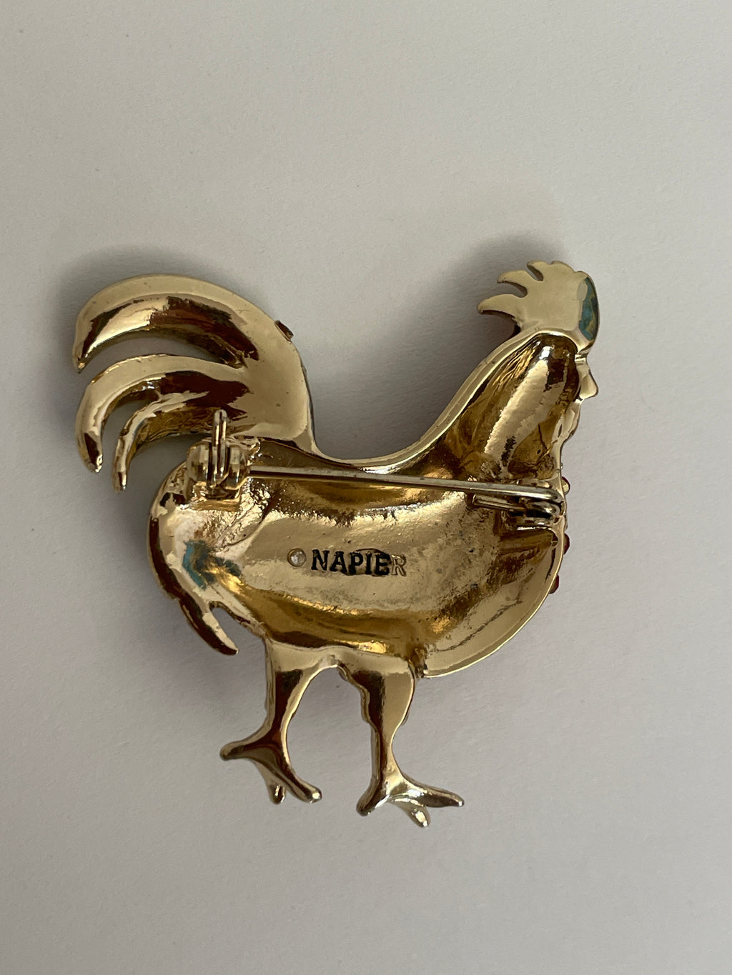 Rooster Brooch