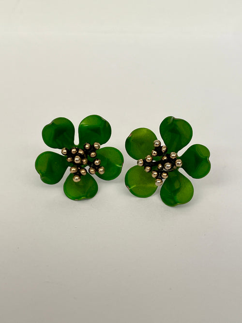 3D Vintage Flower Studs