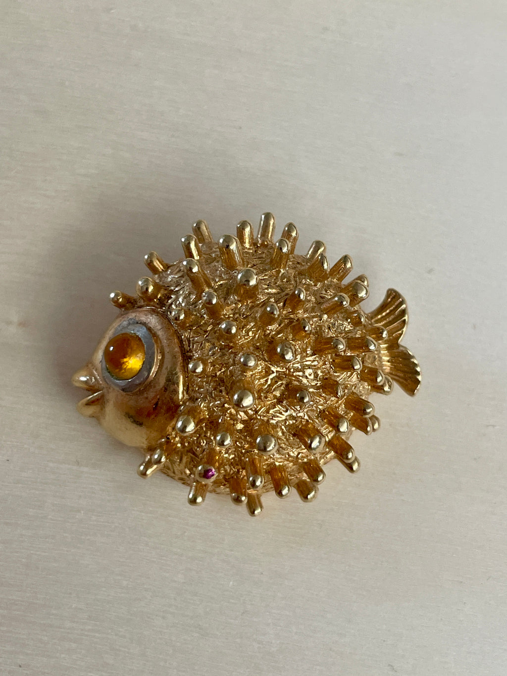 Blowfish Brooch