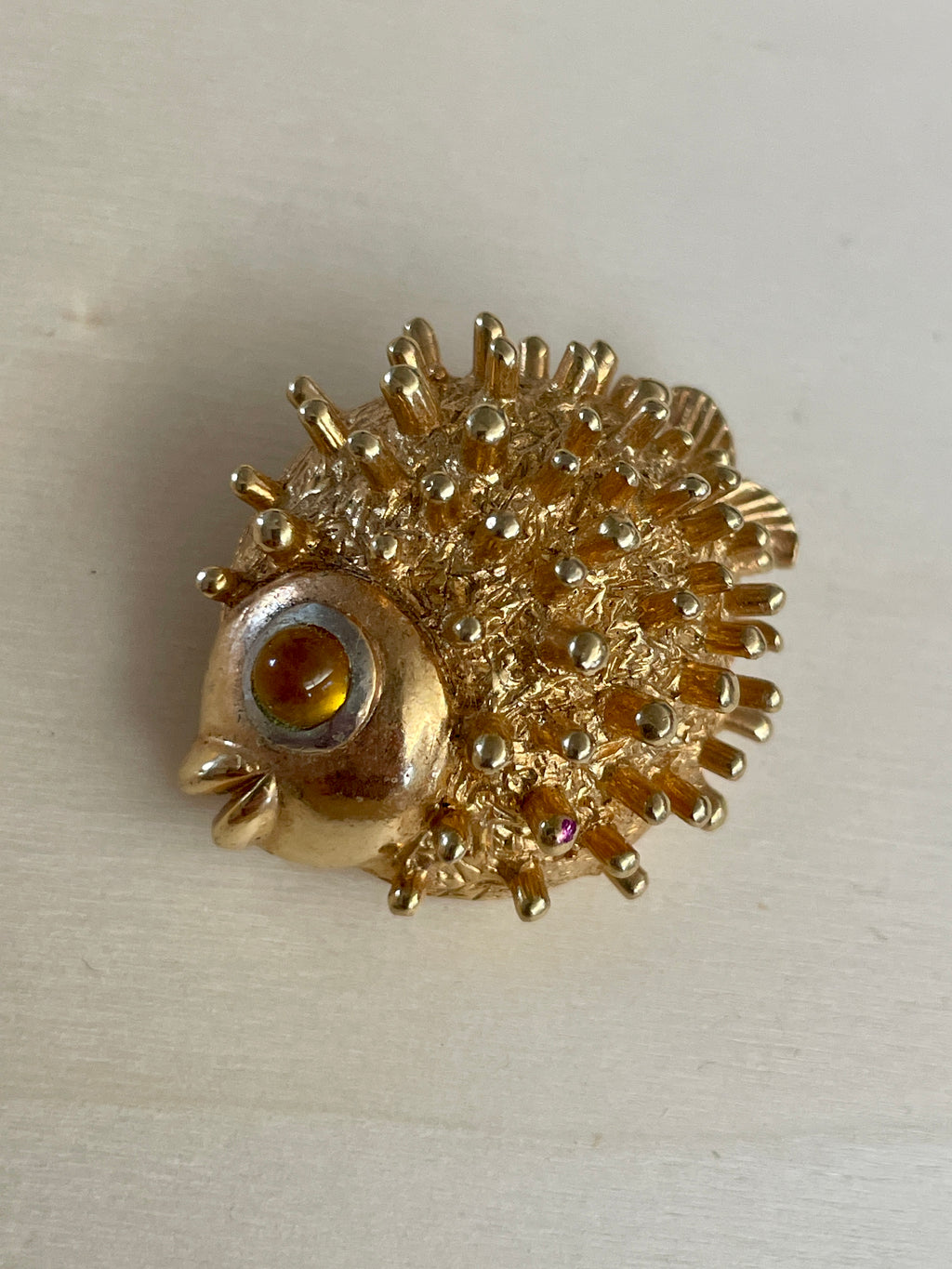 Blowfish Brooch