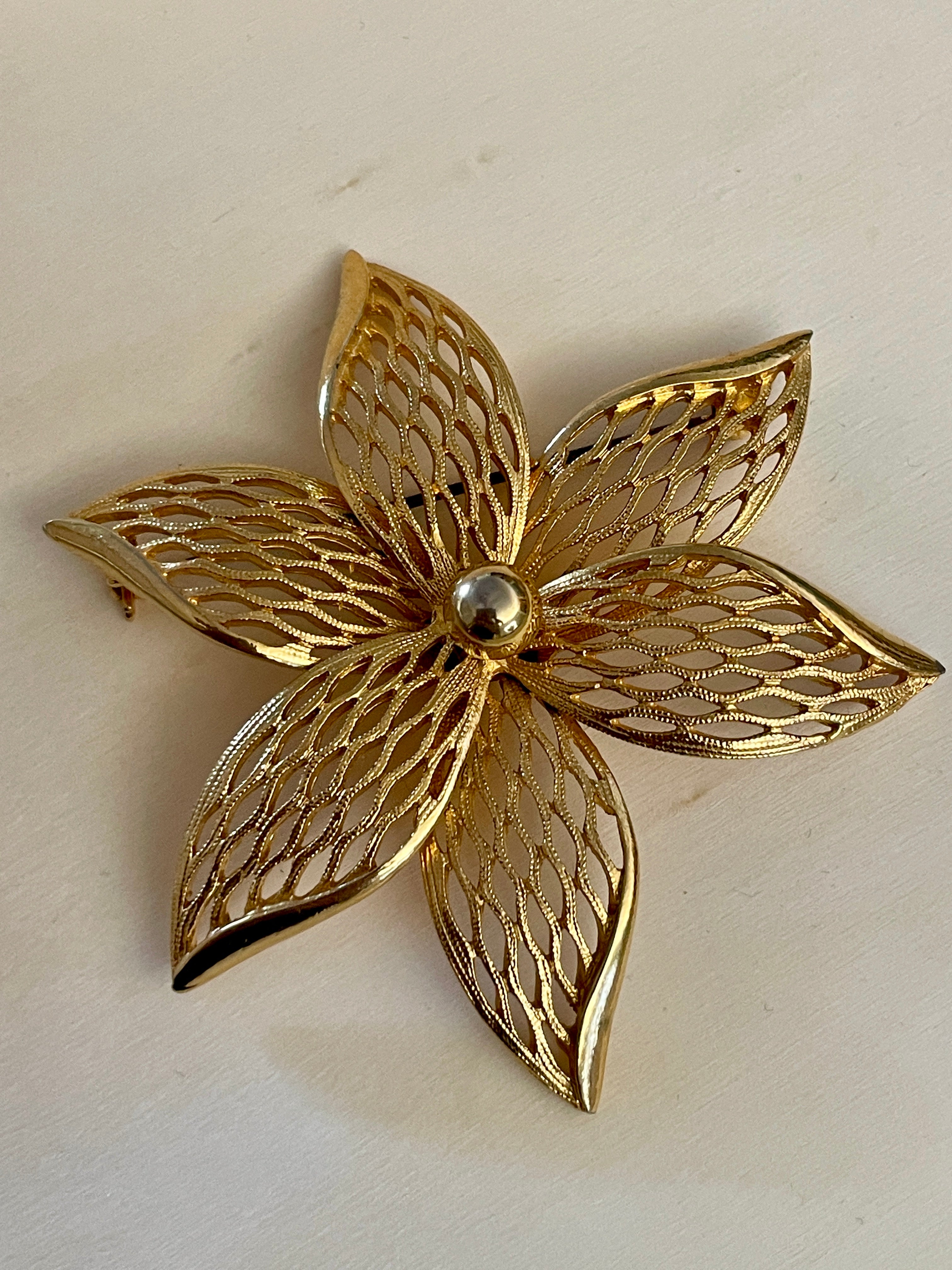 Large Flower Brooch