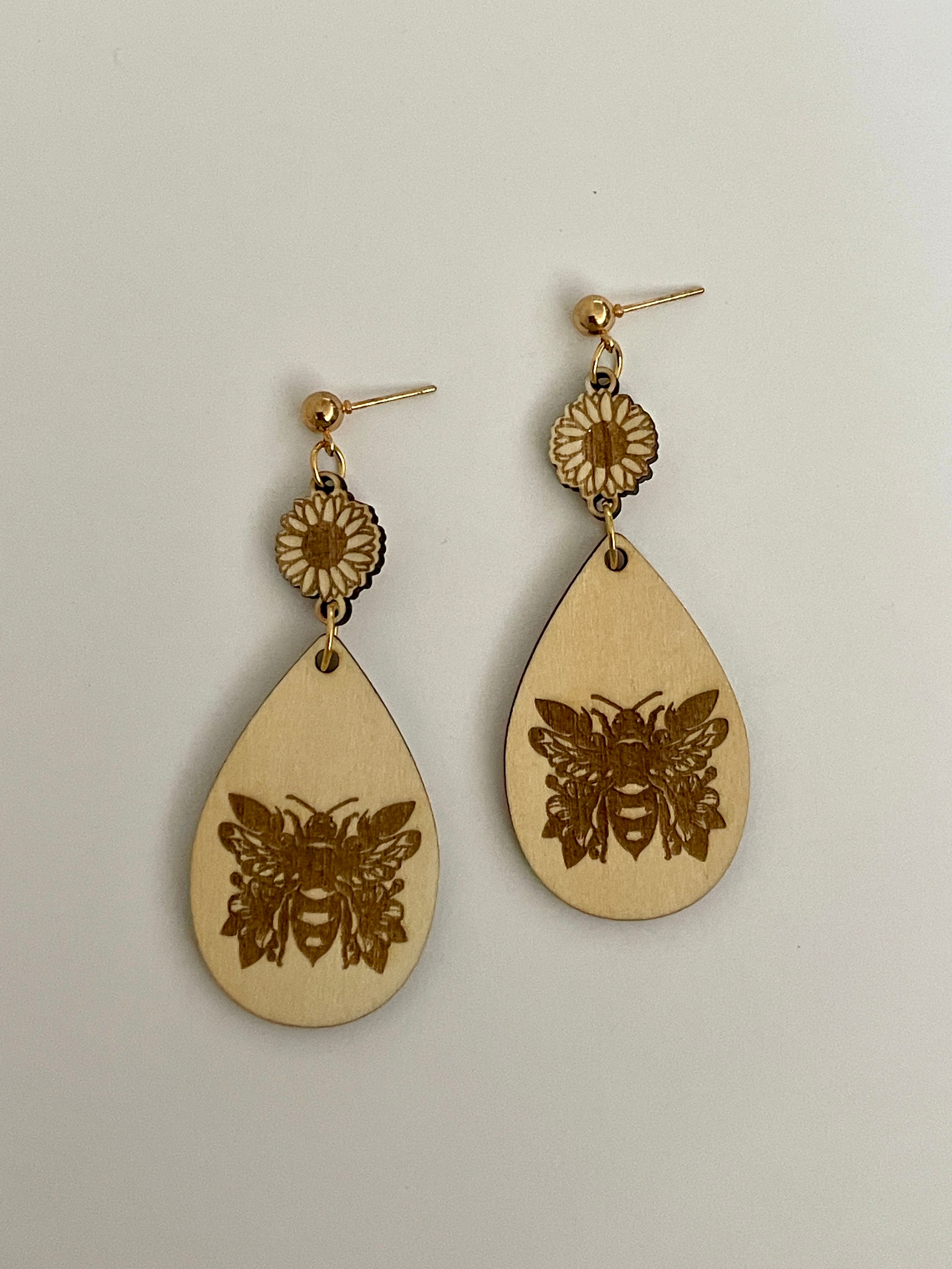 Basswood Bee Dangles