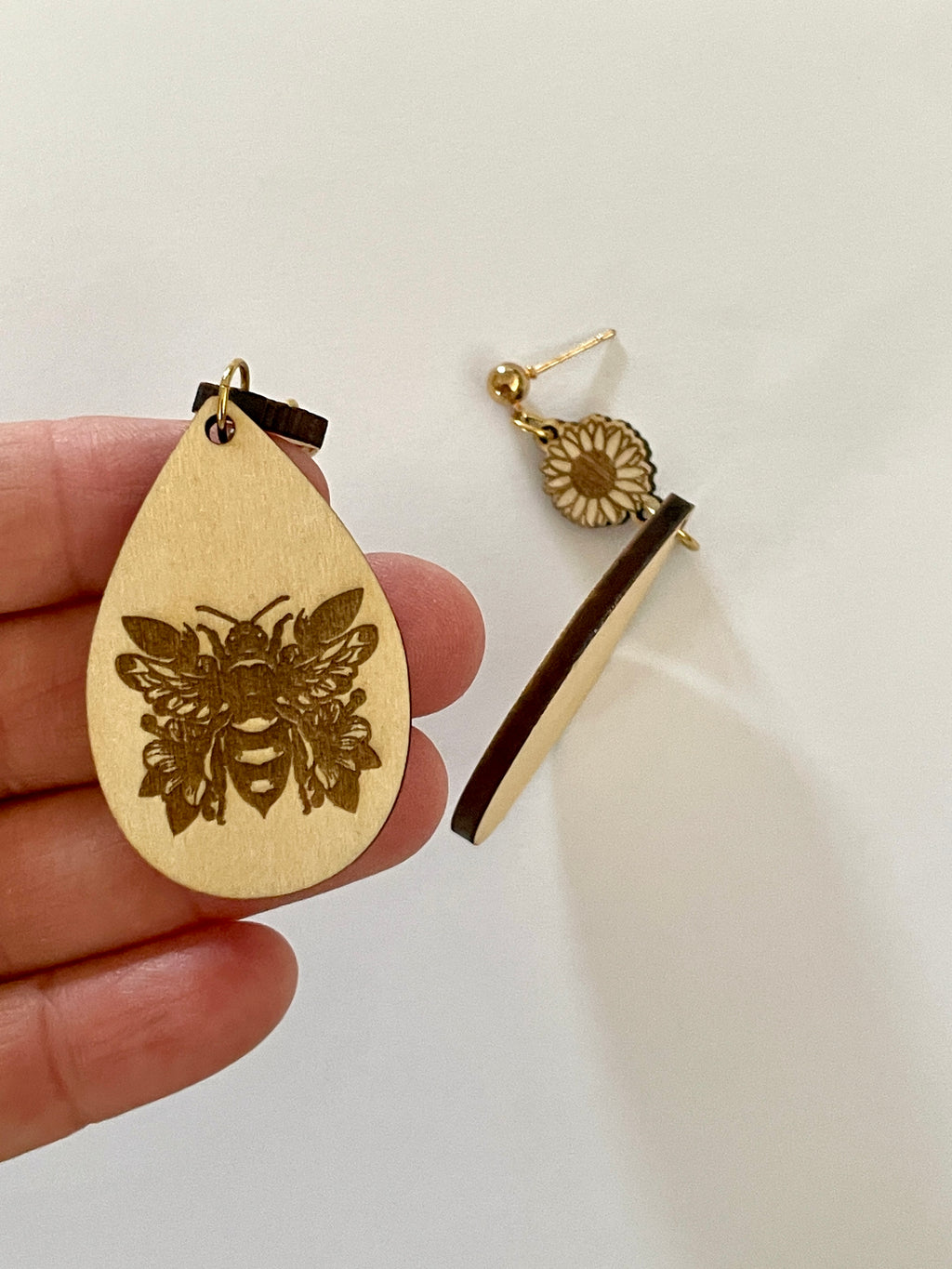 Basswood Bee Dangles
