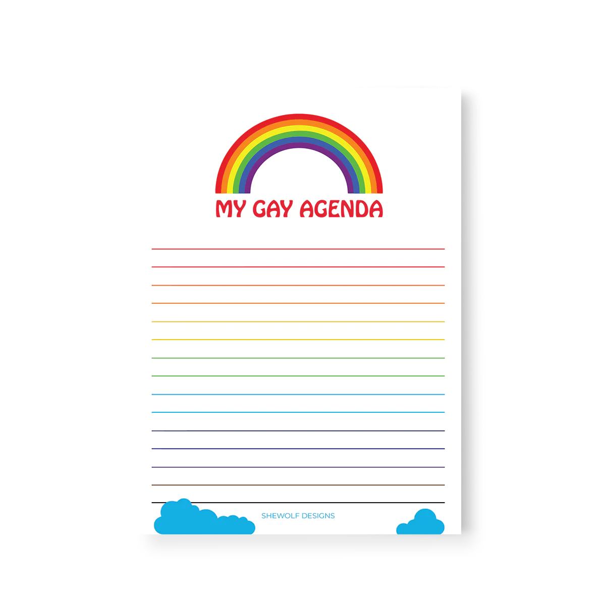 My Gay Agenda Notepad