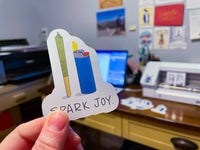 Spark Joy Vinyl Sticker